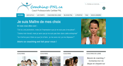 Desktop Screenshot of coaching-pnl.ca